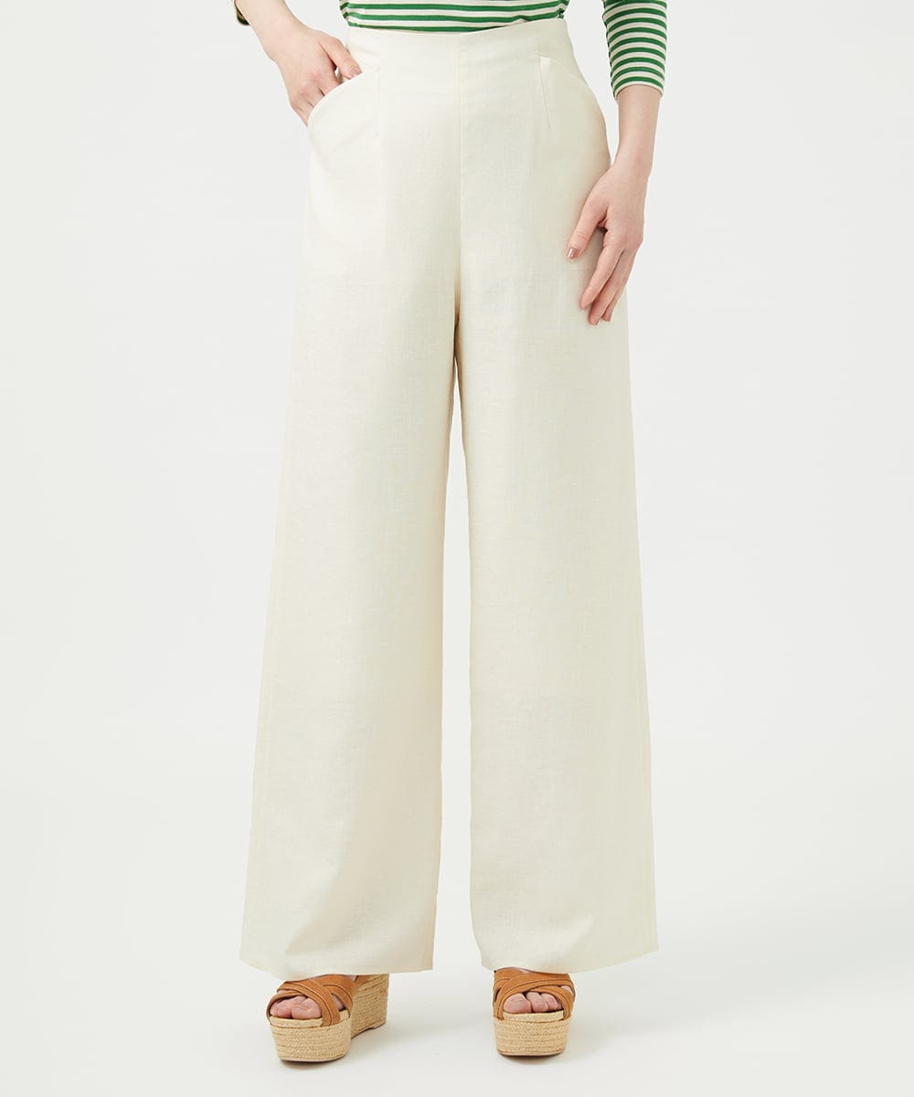 GBLGE01300 Sybilla(シビラ) トリアセリネンパンツ アイボリー