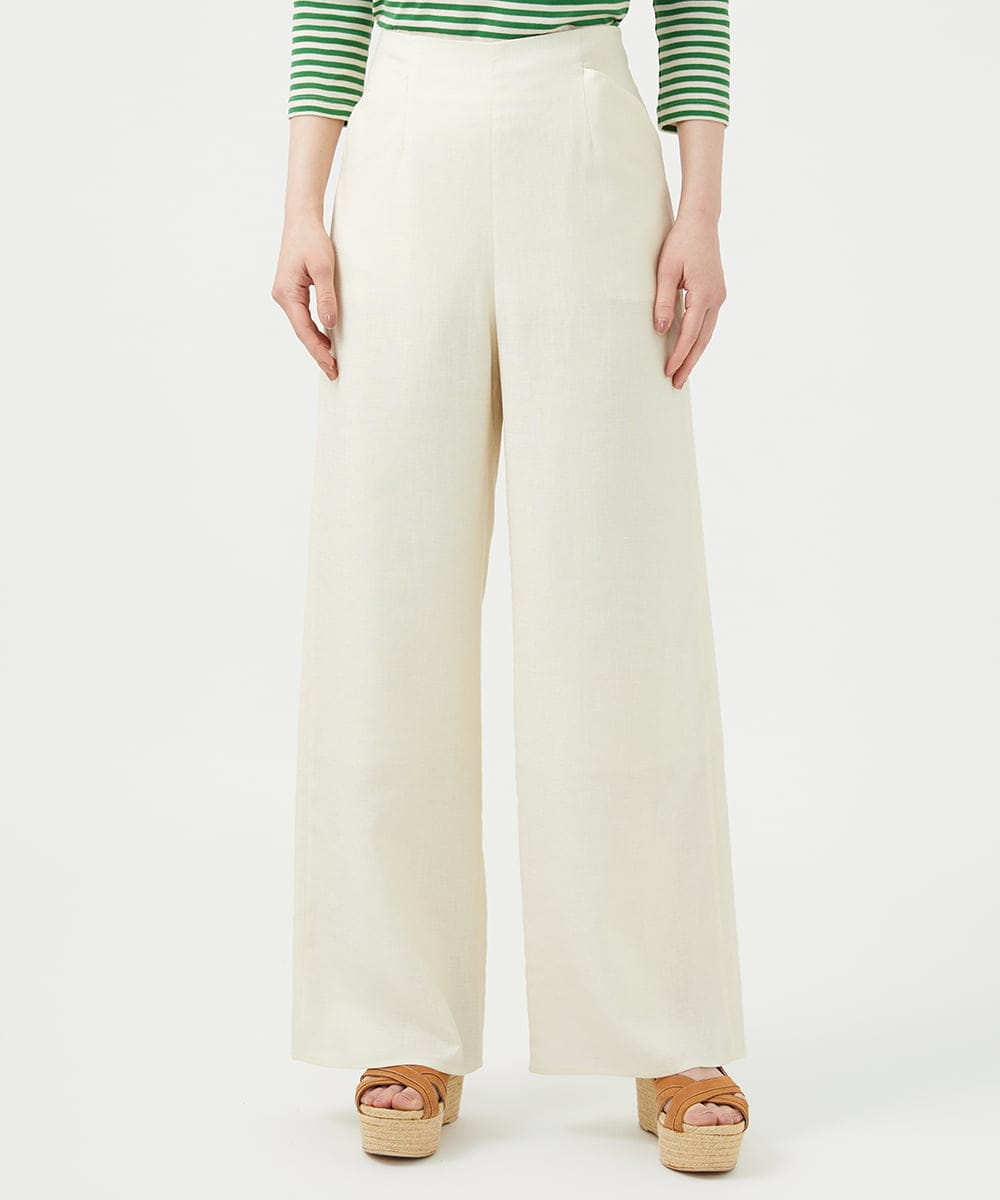 GBLGE01300 Sybilla(シビラ) トリアセリネンパンツ アイボリー