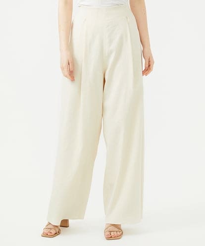 GBLGE21360 Sybilla タックリネンワイドパンツ