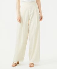 GBLGE21360 Sybilla(シビラ) タックリネンワイドパンツ ライトベージュ