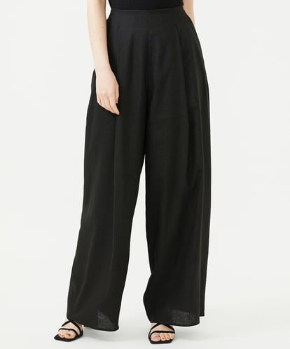 GBLGE21360 Sybilla タックリネンワイドパンツ