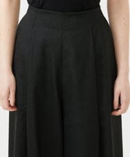 GBLGE21360 Sybilla(シビラ) タックリネンワイドパンツ ブラック
