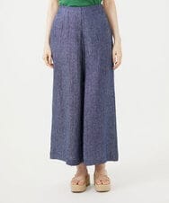 GBLGF20300 Sybilla(シビラ) リネンデニムストレートパンツ ネイビー