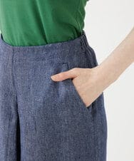 GBLGF20300 Sybilla(シビラ) リネンデニムストレートパンツ ネイビー