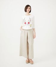 GBLGF20300 Sybilla(シビラ) リネンデニムストレートパンツ ライトベージュ