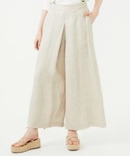 GBLGF20300 Sybilla(シビラ) リネンデニムタックパンツ ライトベージュ