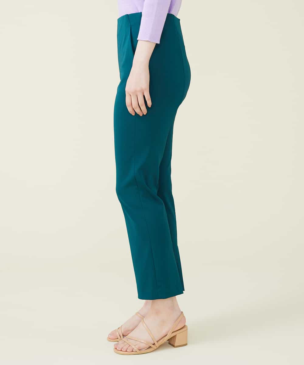 GBLGP10230 Sybilla(シビラ) バックスリットスティックパンツ グリーン