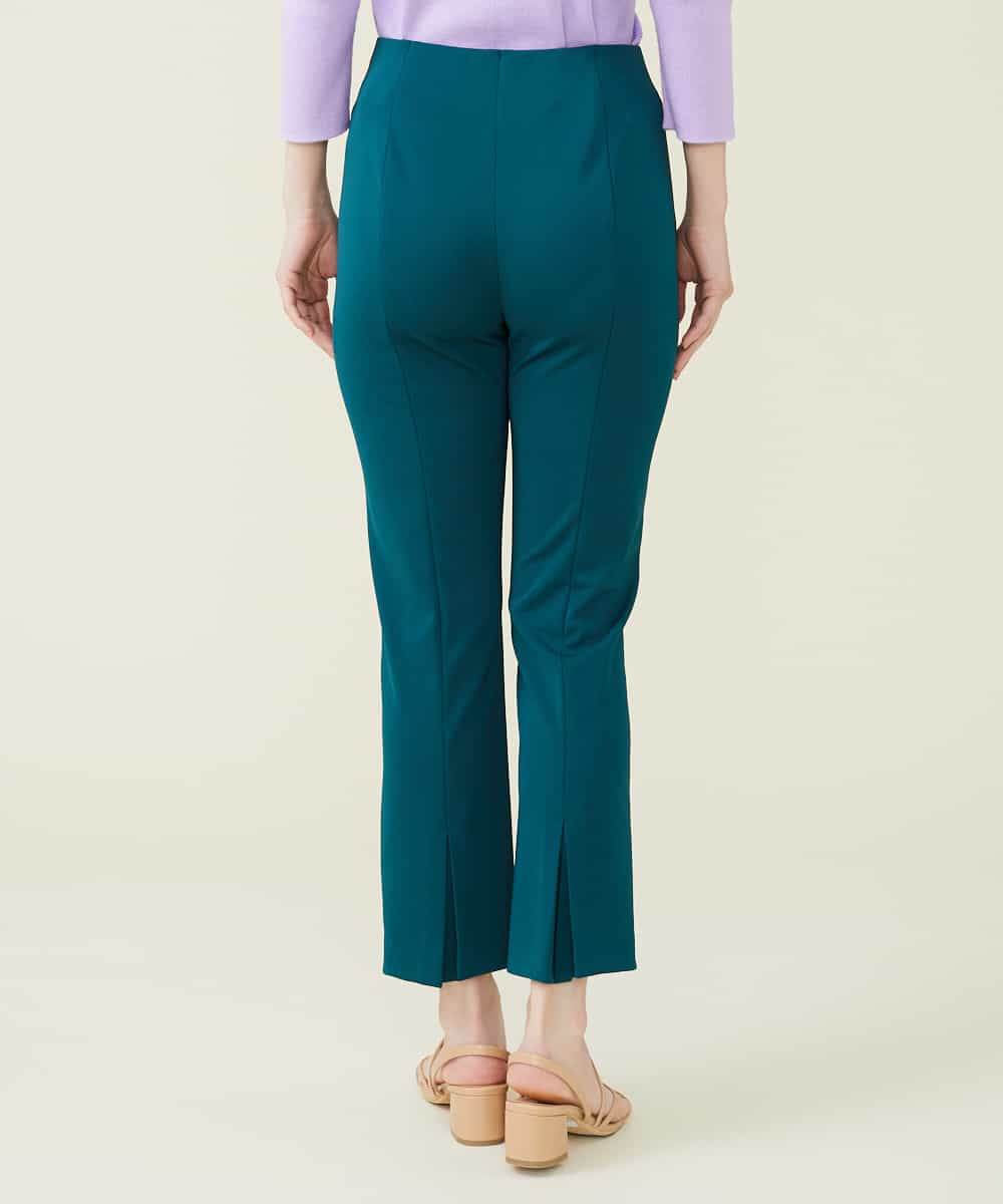 GBLGP10230 Sybilla(シビラ) バックスリットスティックパンツ グリーン