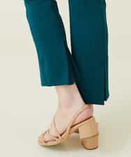 GBLGP10230 Sybilla(シビラ) バックスリットスティックパンツ グリーン