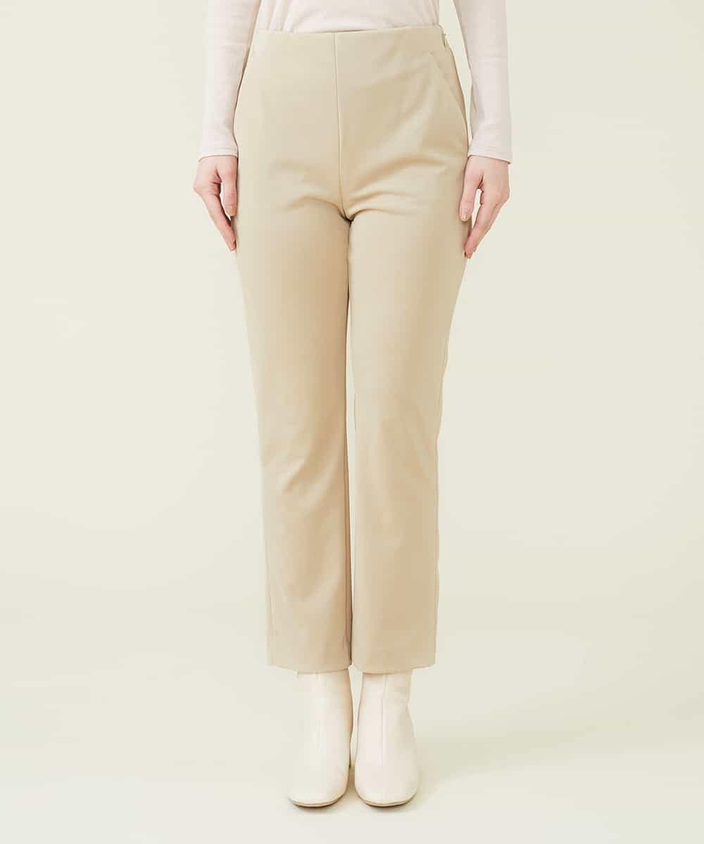 GBLGP10230 Sybilla(シビラ) バックスリットスティックパンツ ベージュ