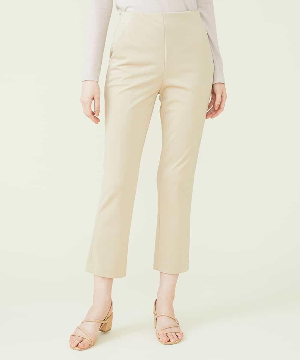 GBLGP10230 Sybilla(シビラ) バックスリットスティックパンツ ベージュ