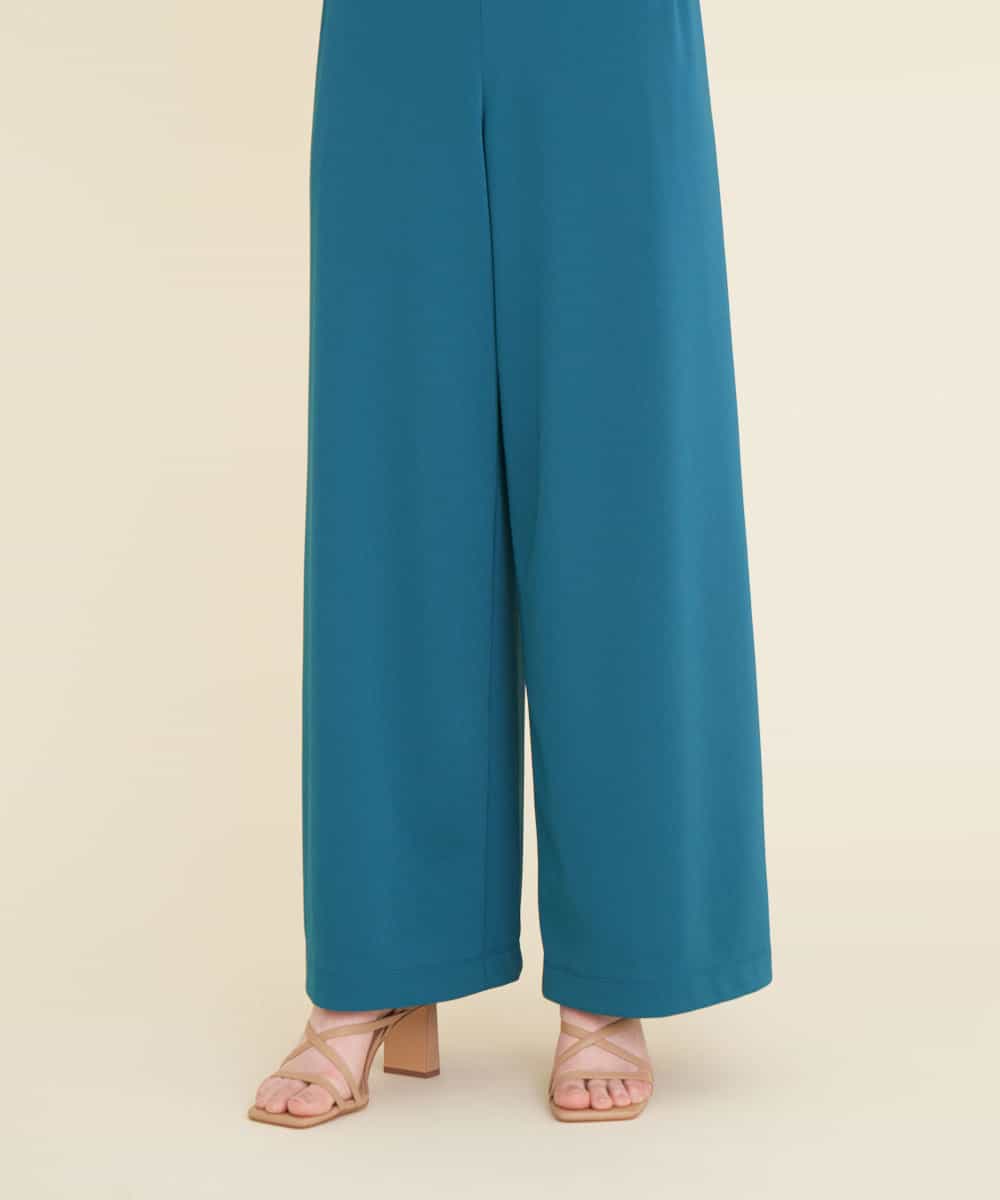 サイドスリットワイドパンツ ガウチョ ワイドパンツ Sybilla シビラ イトキンオンラインストア