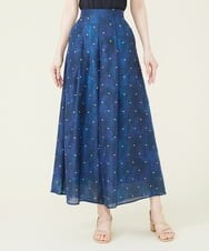 GBLGR19390 Sybilla(シビラ) アスタリスク刺繍ワイドパンツ ネイビー