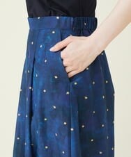 GBLGR19390 Sybilla(シビラ) アスタリスク刺繍ワイドパンツ ネイビー