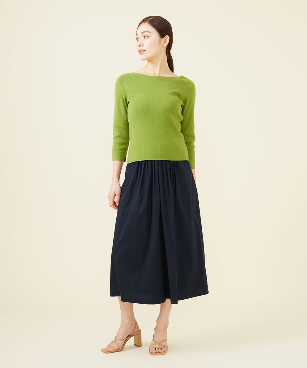 タックデザインキュロットパンツ(ガウチョ・ワイドパンツ) | Sybilla  