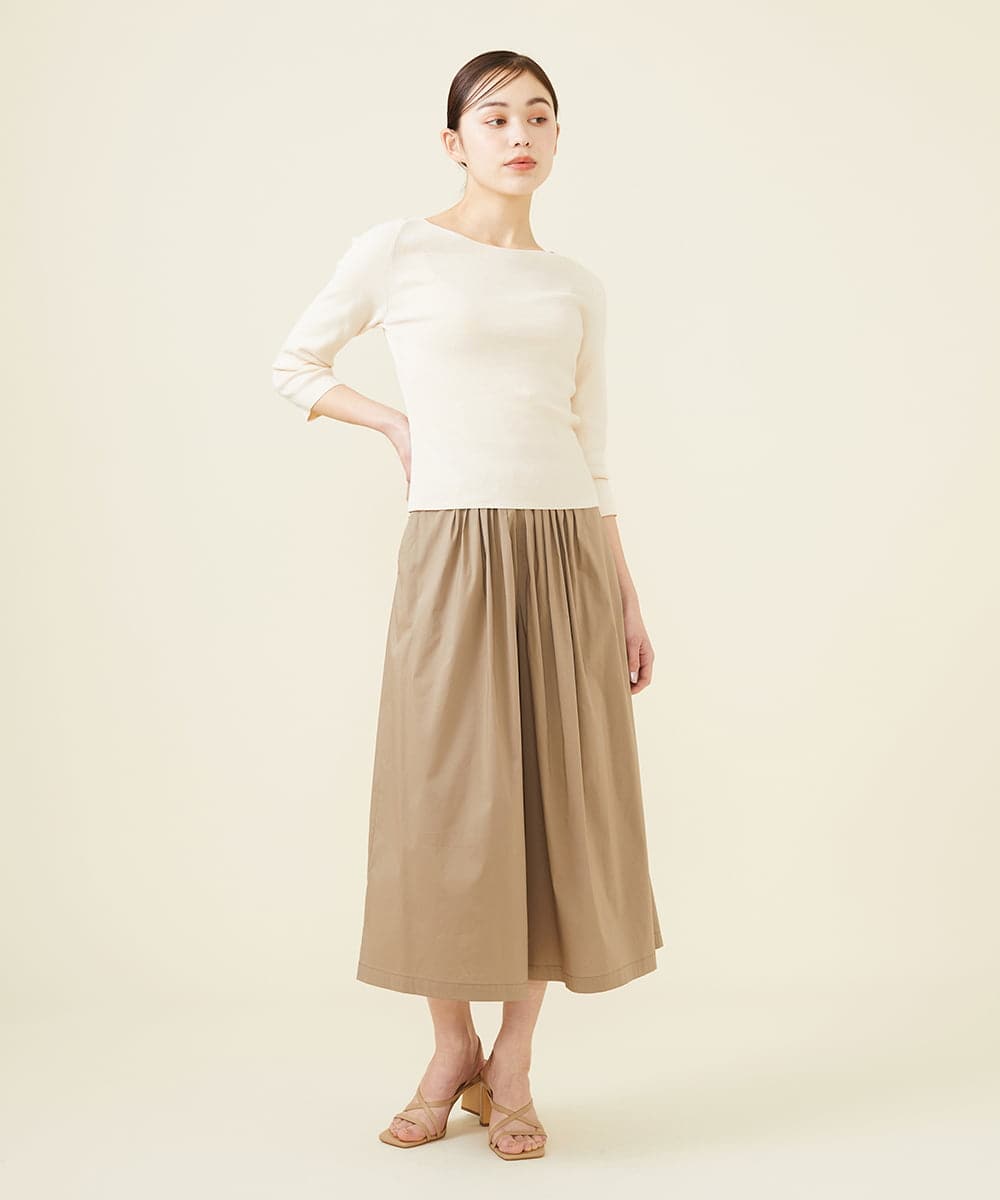 タックデザインキュロットパンツ(ガウチョ・ワイドパンツ) | Sybilla  