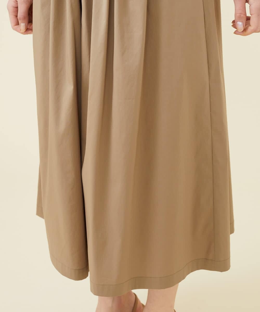 タックデザインキュロットパンツ(ガウチョ・ワイドパンツ) | Sybilla  