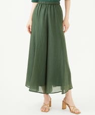 GBLHA70270 Sybilla(シビラ) シームフレアパンツ グリーン
