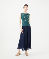 GBLHA70270 Sybilla(シビラ) シームフレアパンツ ネイビー