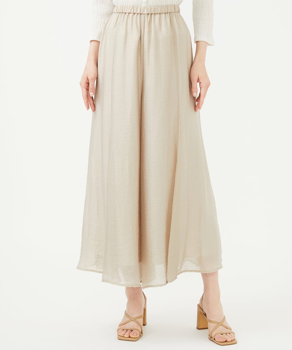 GBLHA70270 Sybilla(シビラ) シームフレアパンツ ベージュ
