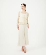GBLHD04360 Sybilla(シビラ) スカート風クロップドパンツ アイボリー