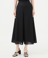 GBLHD04360 Sybilla(シビラ) スカート風クロップドパンツ ブラック