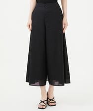 GBLHD04360 Sybilla(シビラ) スカート風クロップドパンツ ブラック
