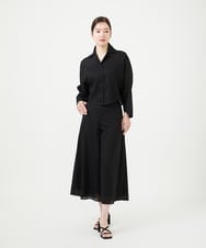 GBLHD04360 Sybilla(シビラ) スカート風クロップドパンツ ブラック