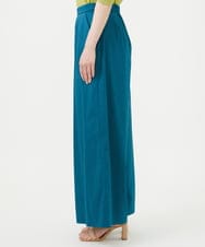 GBLHD05330 Sybilla(シビラ) プリーツ風タックワイドパンツ ブルーグリーン