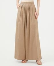 GBLHD05330 Sybilla(シビラ) プリーツ風タックワイドパンツ ベージュ