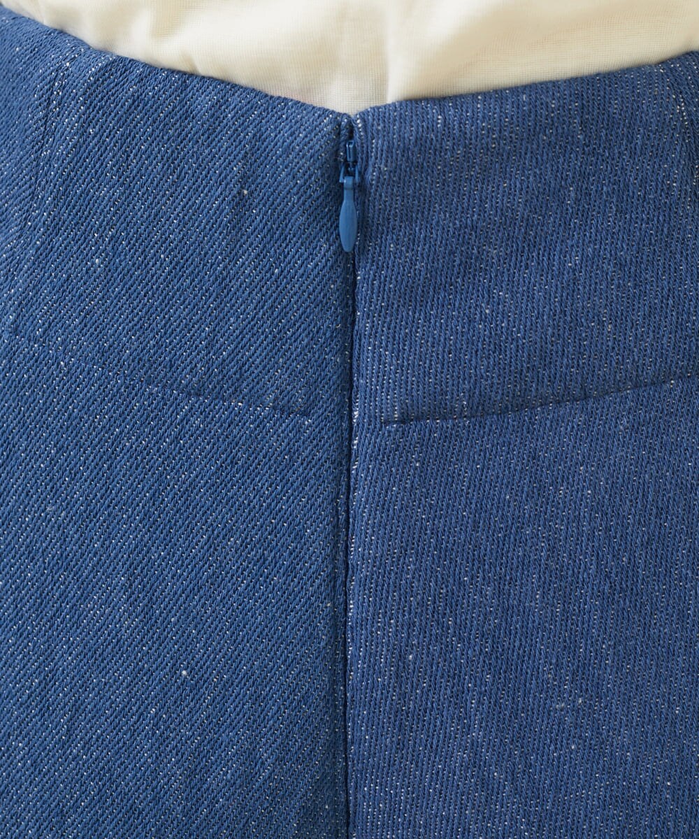 GBLHV07790 Sybilla(シビラ) カディデニムキュロットパンツ ブルー