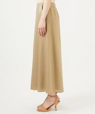 GBLJA07560 Sybilla(シビラ) メタリックリネンフレアパンツ ゴールド