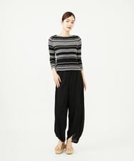 GBLJB01360 Sybilla(シビラ) リネンジャージーラップパンツ ブラック