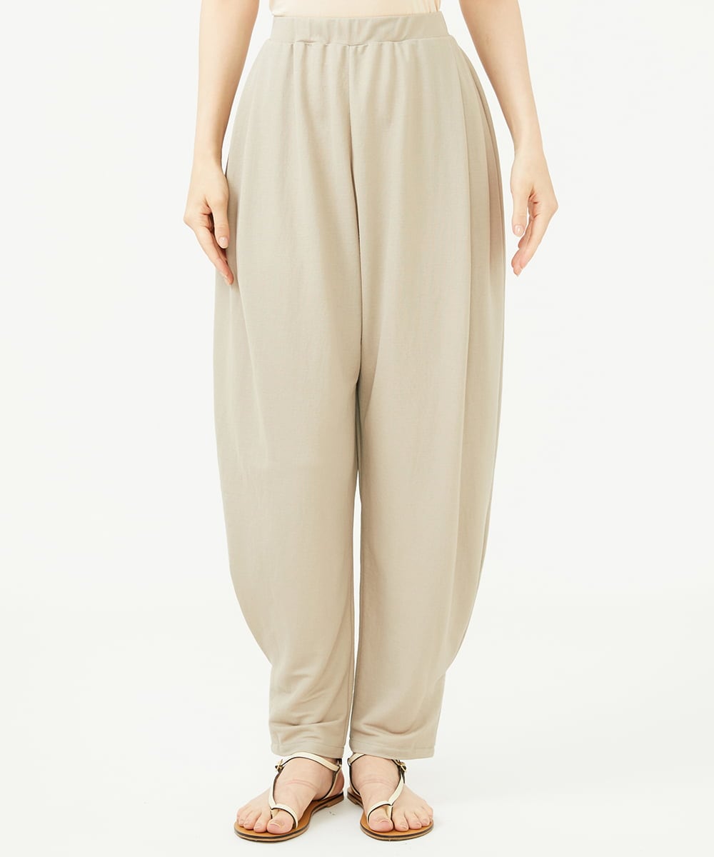 GBLJD34270 Sybilla(シビラ) レーヨンナイロンフォルムパンツ ベージュ
