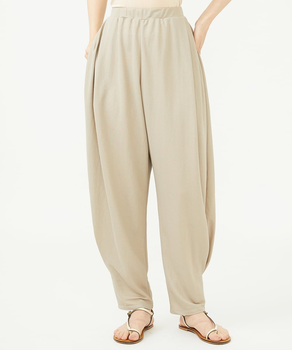 GBLJD34270 Sybilla(シビラ) レーヨンナイロンフォルムパンツ ベージュ