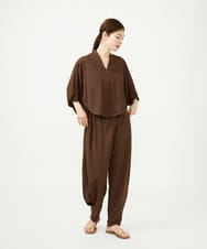 GBLJD34270 Sybilla(シビラ) レーヨンナイロンフォルムパンツ ブラウン