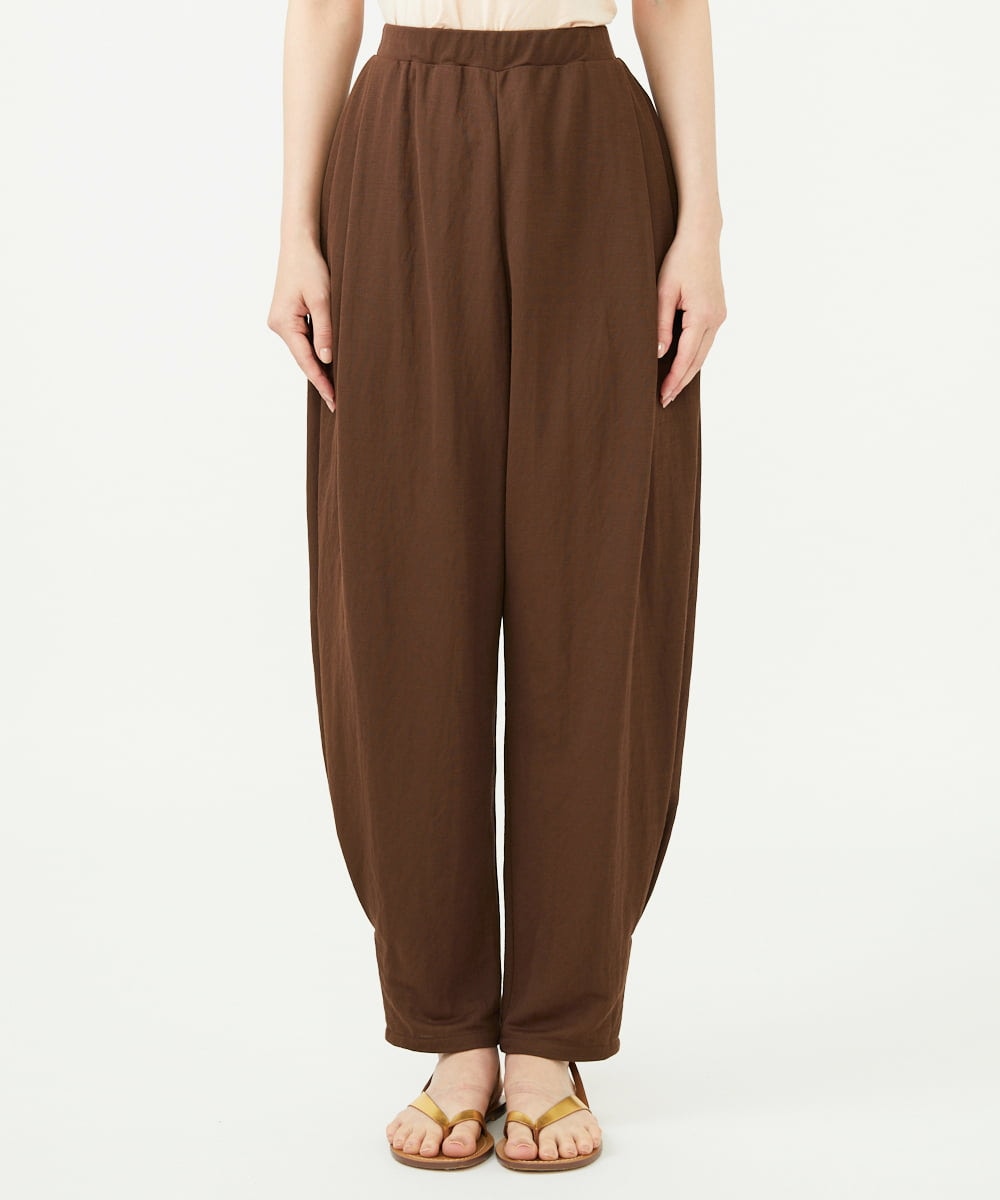 GBLJD34270 Sybilla(シビラ) レーヨンナイロンフォルムパンツ ブラウン