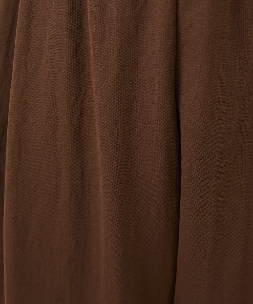 GBLJD34270 Sybilla(シビラ) レーヨンナイロンフォルムパンツ ブラウン