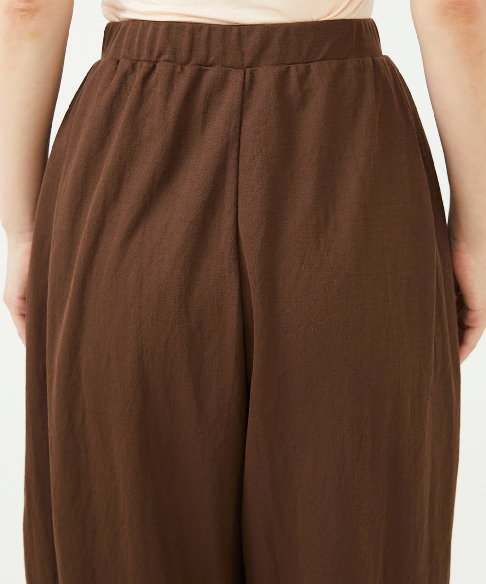 GBLJD34270 Sybilla(シビラ) レーヨンナイロンフォルムパンツ ブラウン