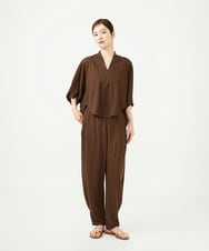 GBLJD34270 Sybilla(シビラ) レーヨンナイロンフォルムパンツ ブラウン
