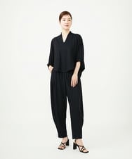 GBLJD34270 Sybilla(シビラ) レーヨンナイロンフォルムパンツ ブラック