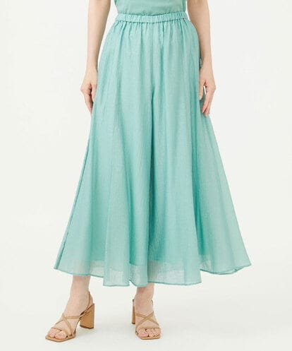 GBLJD42250 Sybilla シアークリンクルフレアパンツ