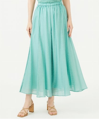 GBLJD42250 Sybilla シアークリンクルフレアパンツ
