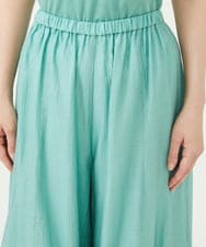 GBLJD42250 Sybilla(シビラ) シアークリンクルフレアパンツ ライトグリーン