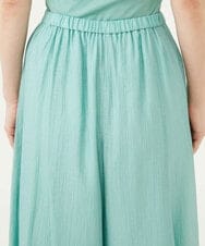 GBLJD42250 Sybilla(シビラ) シアークリンクルフレアパンツ ライトグリーン