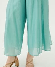 GBLJD42250 Sybilla(シビラ) シアークリンクルフレアパンツ ライトグリーン