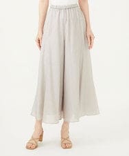 GBLJD42250 Sybilla(シビラ) シアークリンクルフレアパンツ ライトグレー