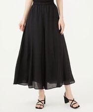 GBLJD42250 Sybilla(シビラ) シアークリンクルフレアパンツ ブラック