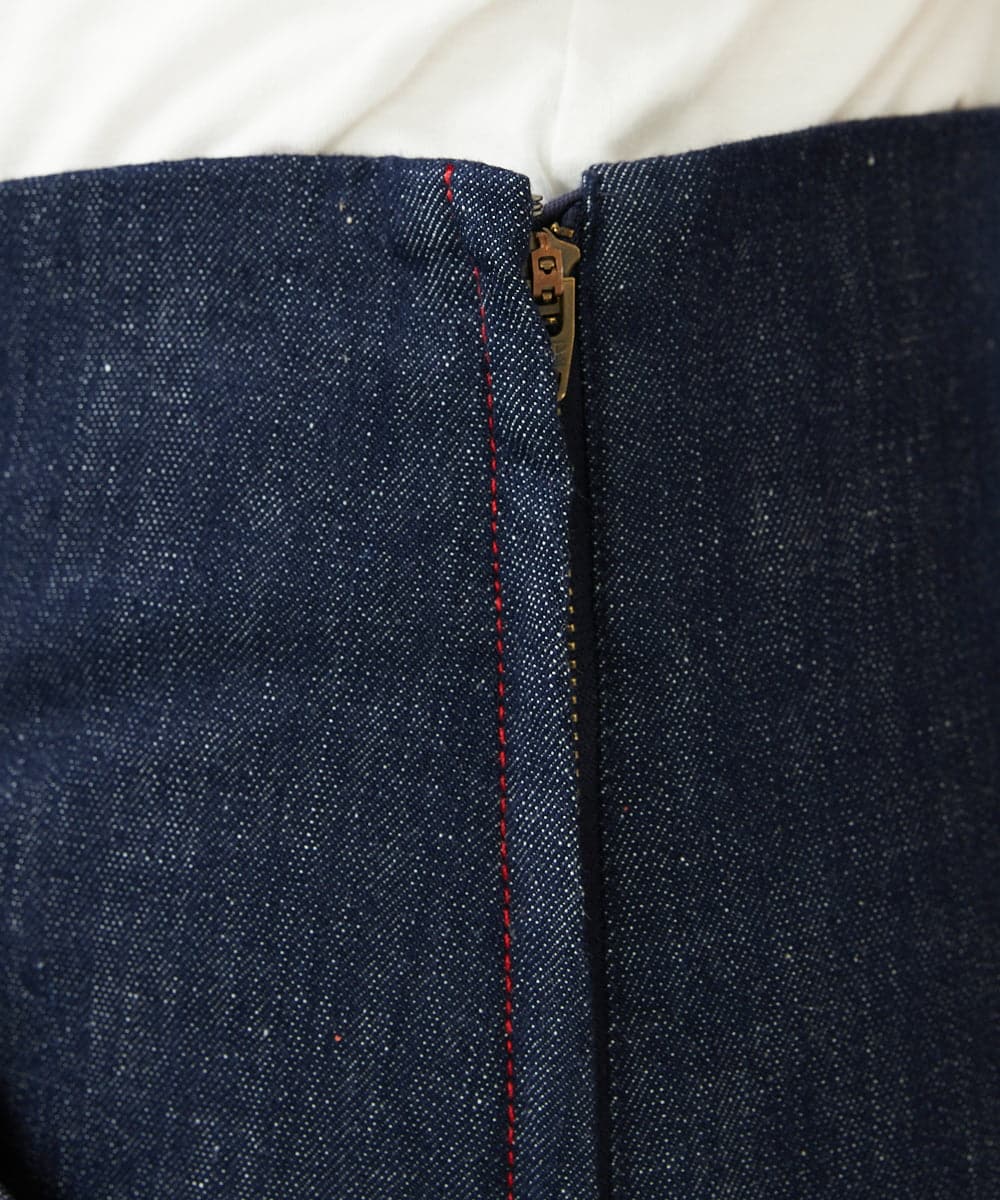 GBLJD45300 Sybilla(シビラ) ステッチデザインデニムパンツ ネイビー