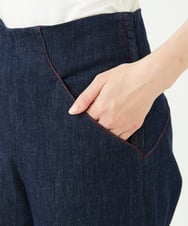 GBLJD45300 Sybilla(シビラ) ステッチデザインデニムパンツ ネイビー